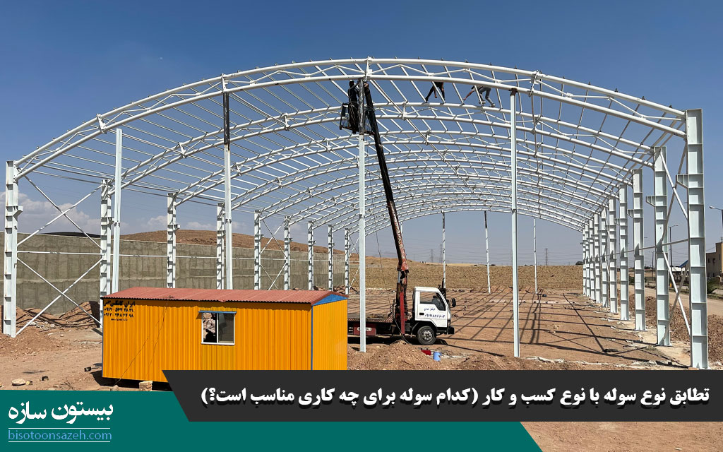 تطابق نوع سوله با نوع کسب و کار (کدام سوله برای چه کاری مناسب است؟)