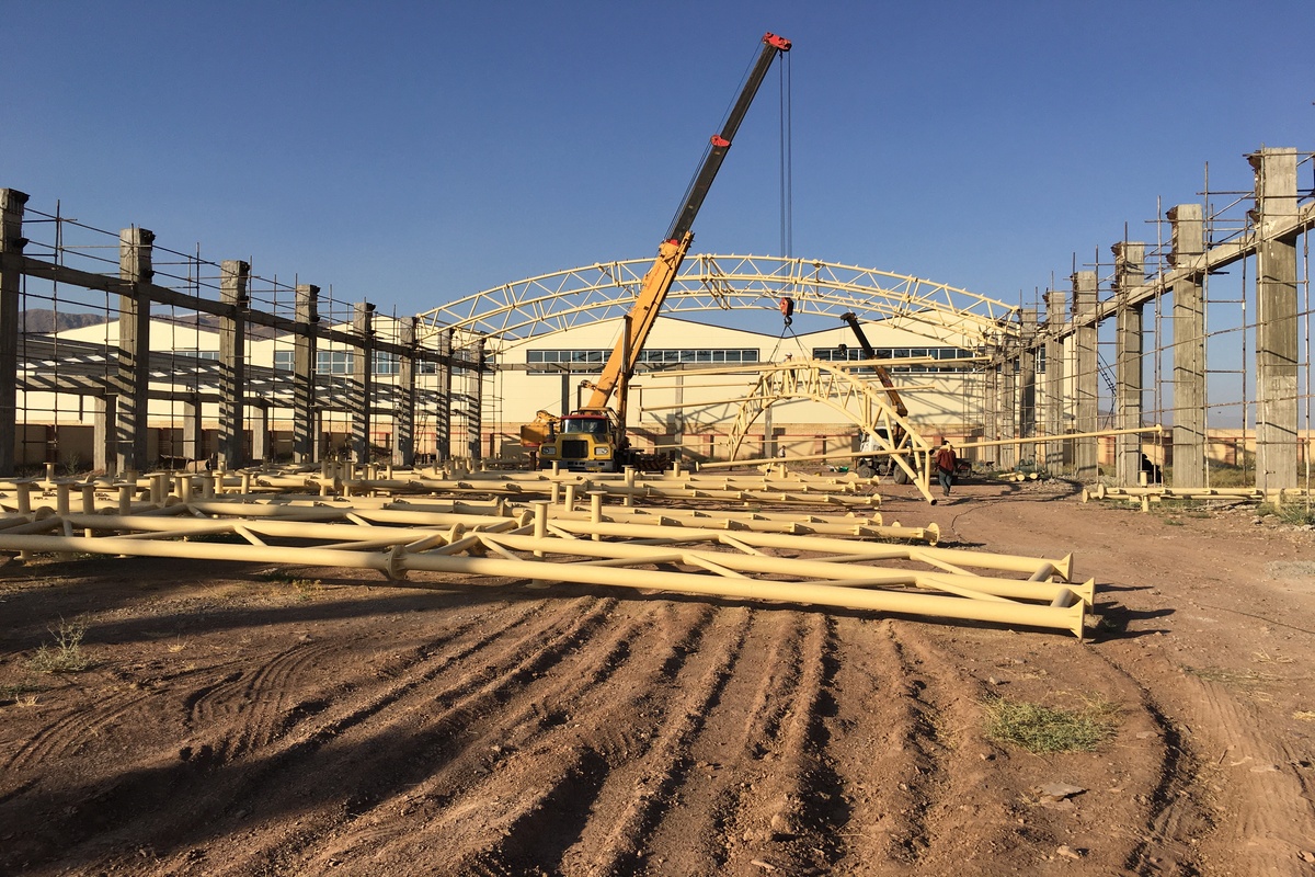 پروژه طراحی و ساخت سوله برای جناب آقای مسیب زاده