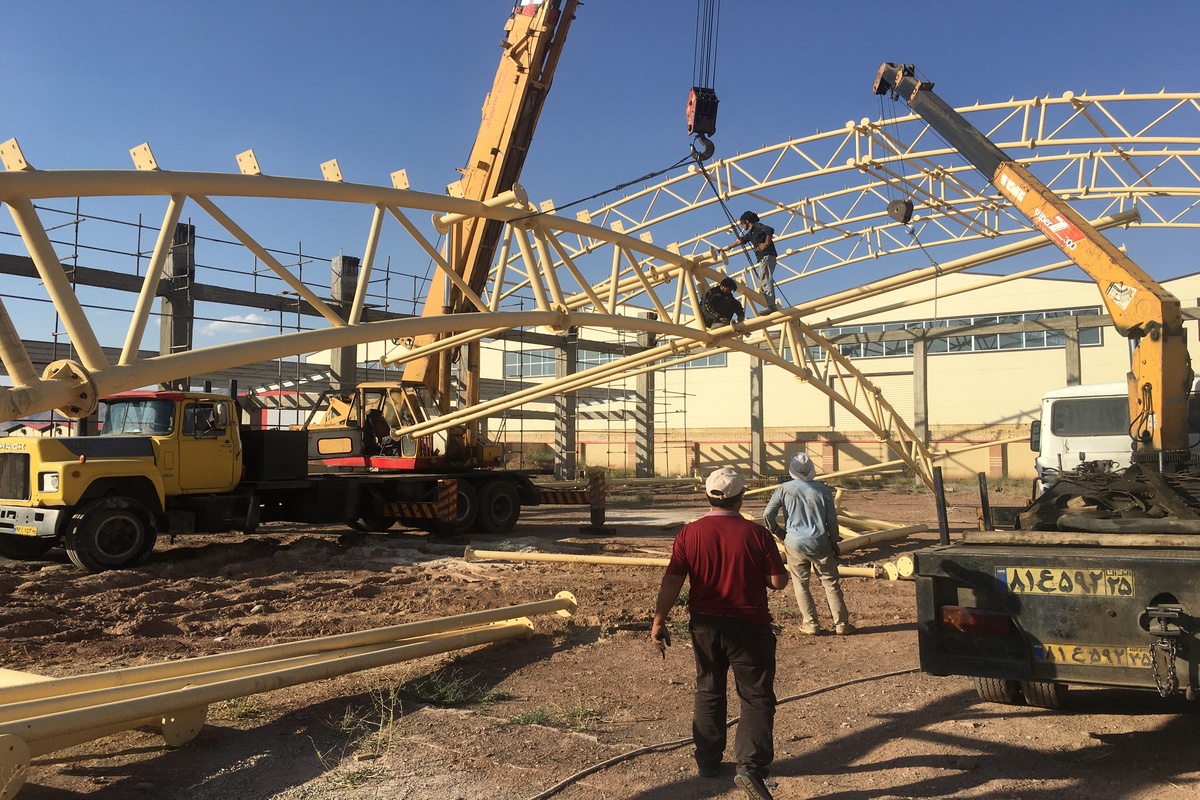 پروژه طراحی و ساخت سوله برای جناب آقای مسیب زاده