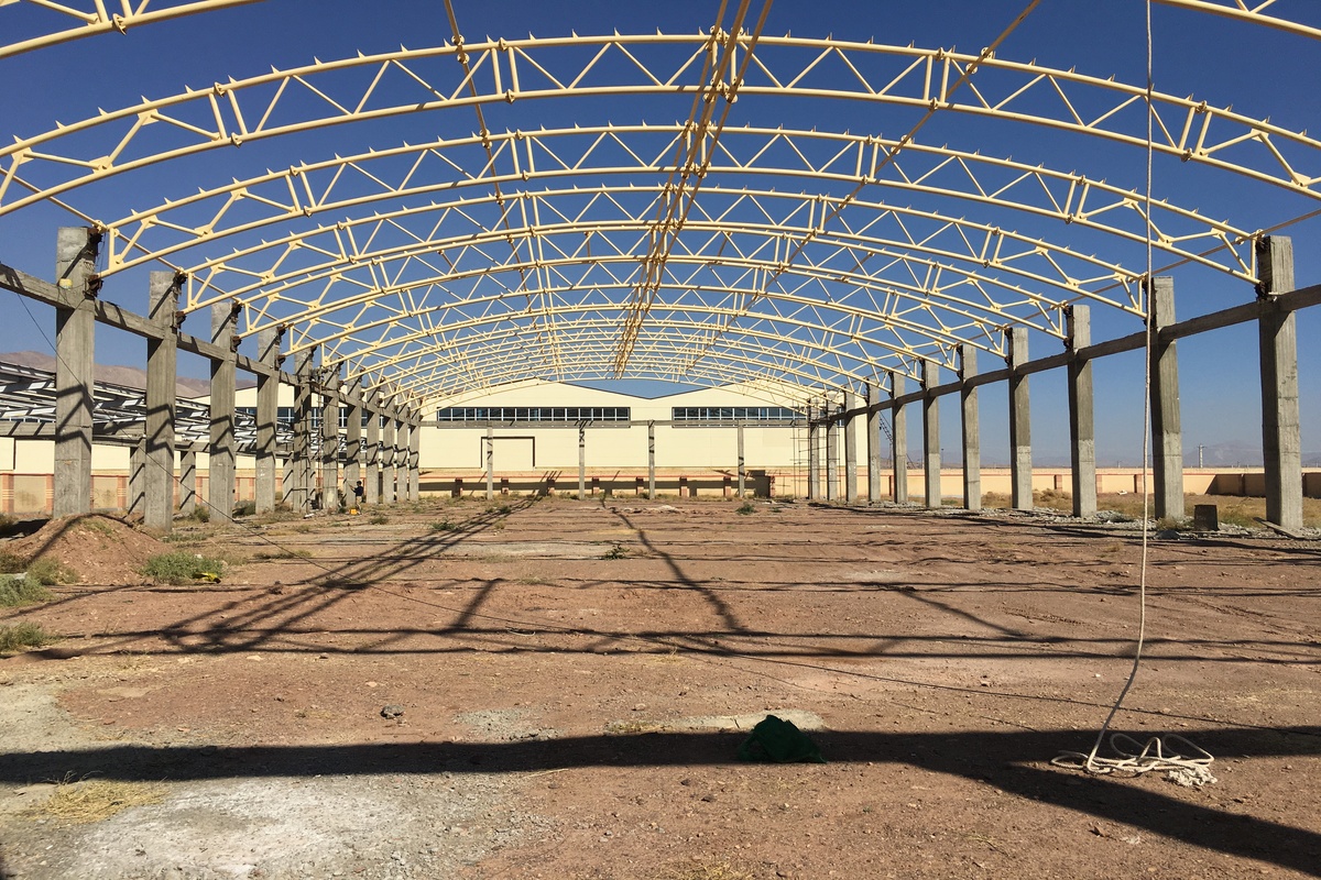 پروژه طراحی و ساخت سوله برای جناب آقای مسیب زاده