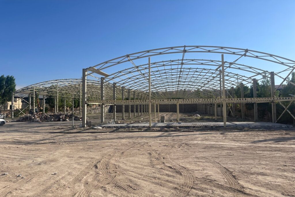 پروژه طراحی و ساخت سوله خرپایی برای شرکت شورچین