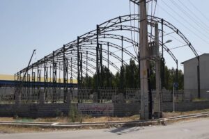 ساخت سوله سبک خرپایی برای صنایع مرغ الوند