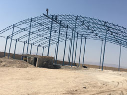 اجرای سوله سبک سیلندری
